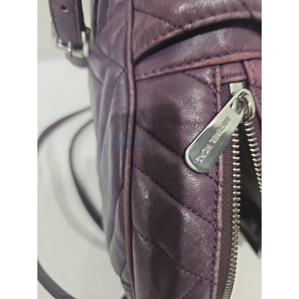 Michael Kors Abbey Medium Backpack in Plum / Purple is a stylish Soft Leather - Picture 11 of 16